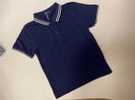 Поло, короткий рукав, т.синий 