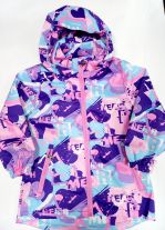 Сердечки, разноцветный , мембрана на хлопке 