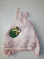 Розовые бусины, на х.б.