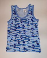 Пальмы, голубая 